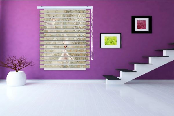 پرده زبرا طرح خانم کد Woman4012