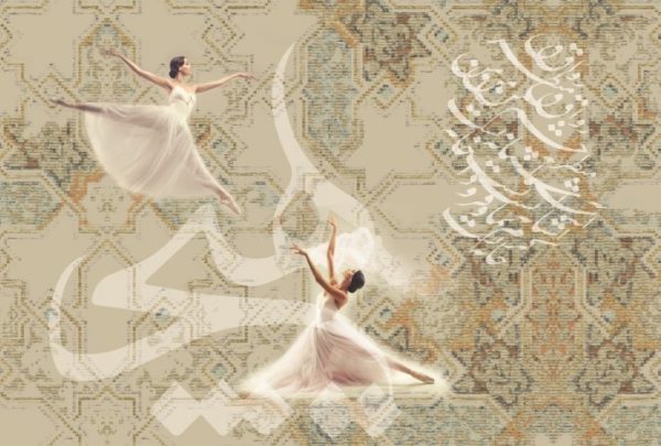 پرده زبرا طرح خانم کد Woman4012