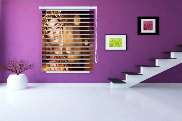 پرده زبرا طرح خانم کد Woman4028