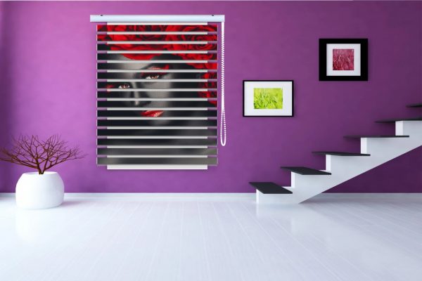 پرده زبرا طرح خانم کد Woman4039