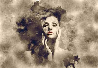 پوستر طرح دختر W4087