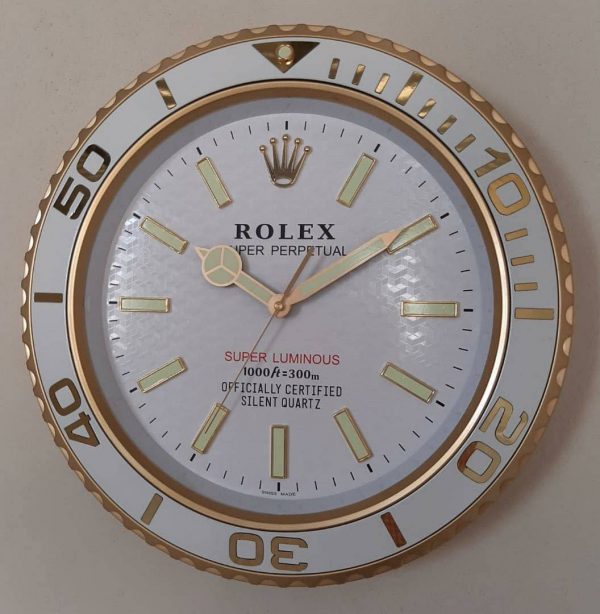 ساعت دیواری رولکس RX رنگی (سوپر شبنما) کد WD244