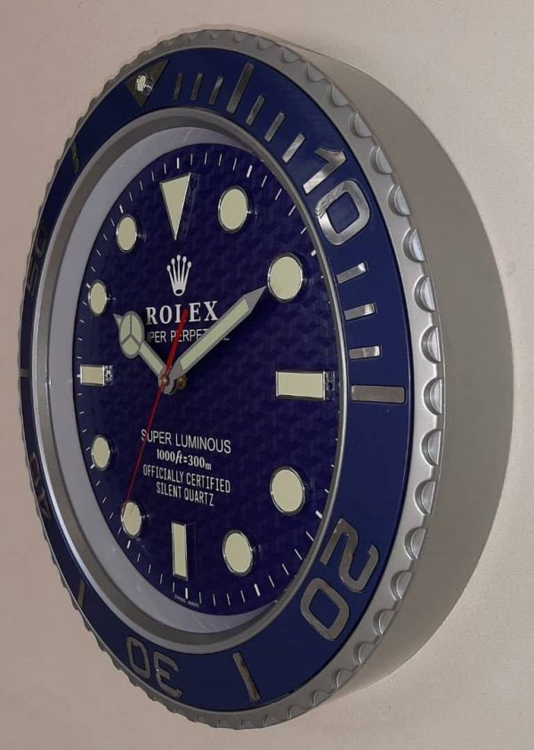 ساعت دیواری رولکس RX رنگی (سوپر شبنما) کد WD244