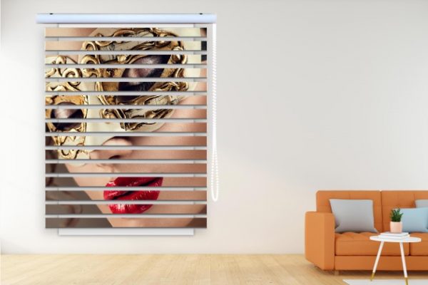 پرده زبرا طرح دختر فانتزی کد WO503