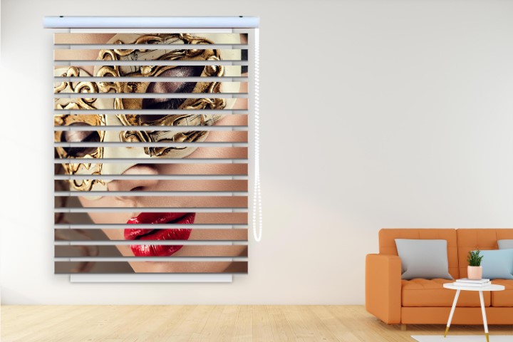 پرده زبرا طرح دختر فانتزی کد WO503