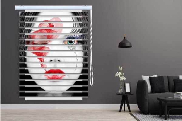 پرده زبرا طرح دختر فانتزی کد WO505