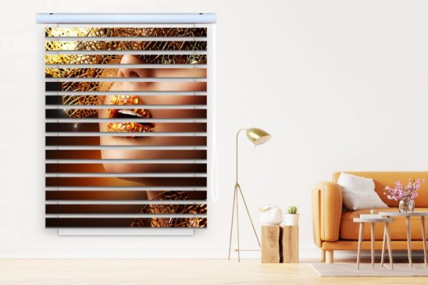 پرده زبرا طرح دختر فانتزی کد WO508