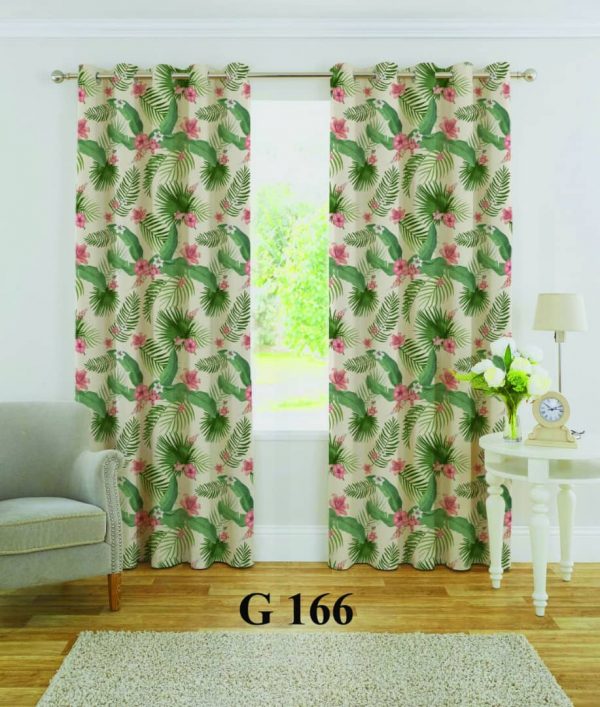 پرده چاپی طرح گل G166