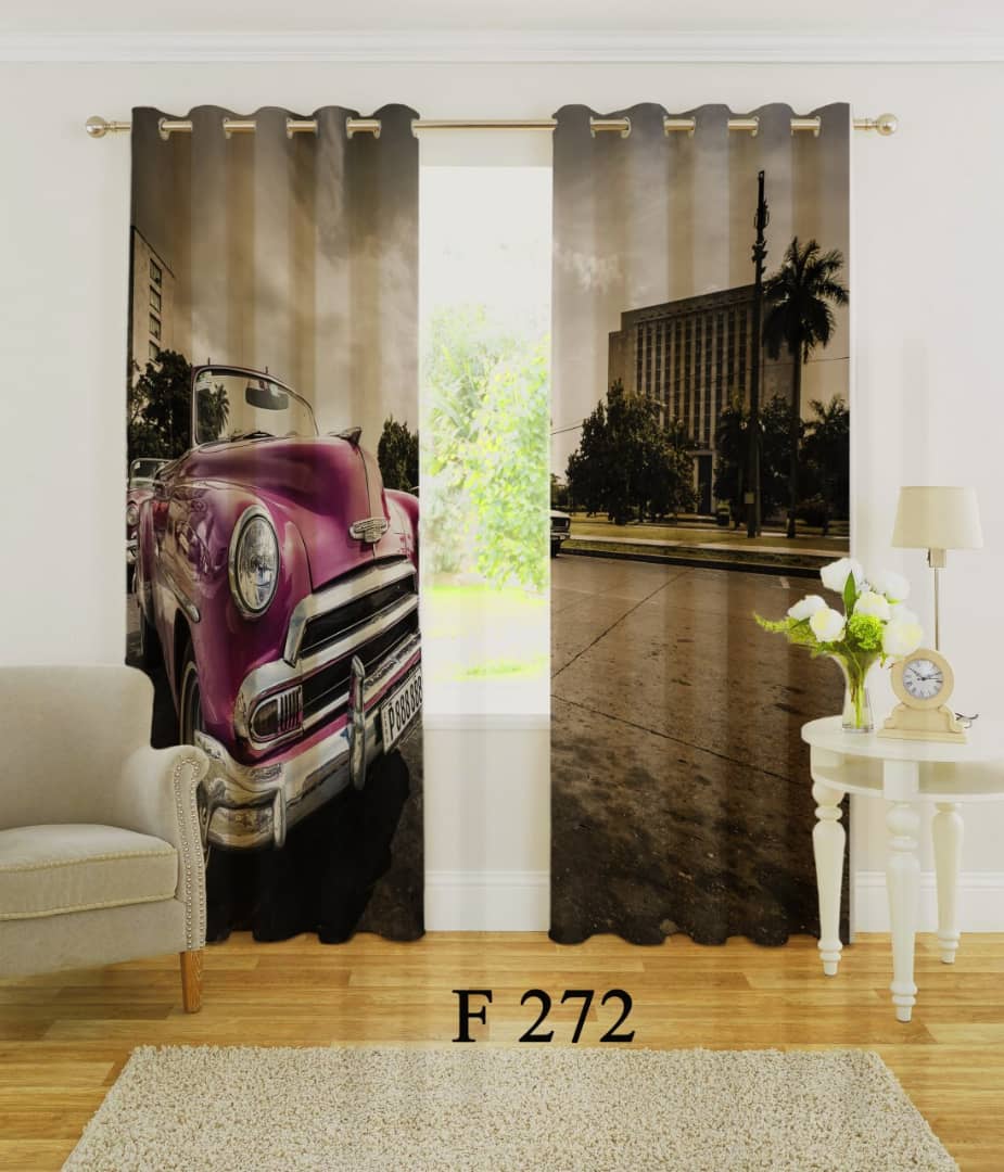 پرده چاپی طرح ماشین F272