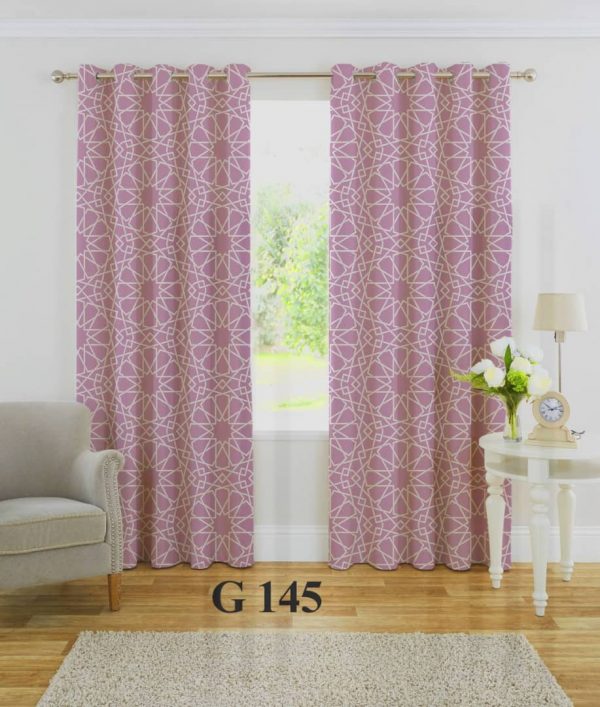پرده چاپی طرح ساده G145