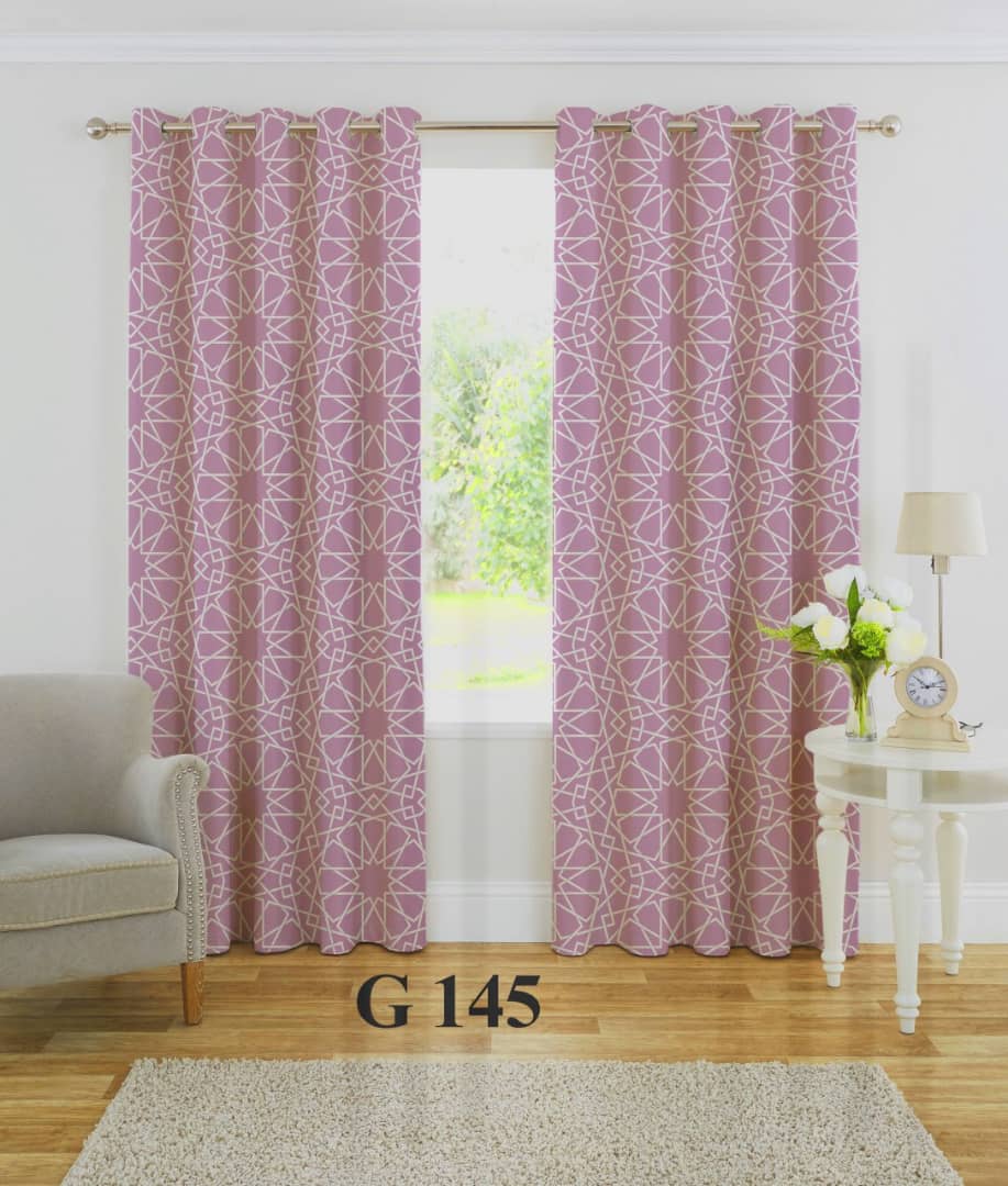 پرده چاپی طرح ساده G145