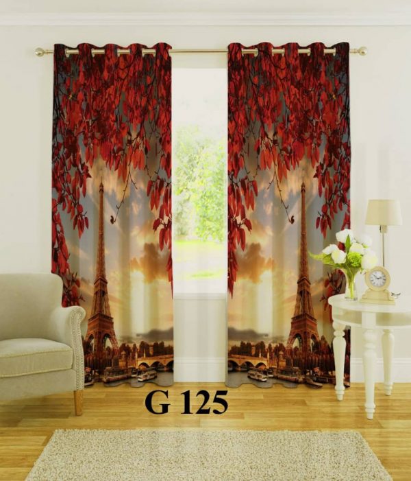 پرده چاپی طرح برج ایفل G125