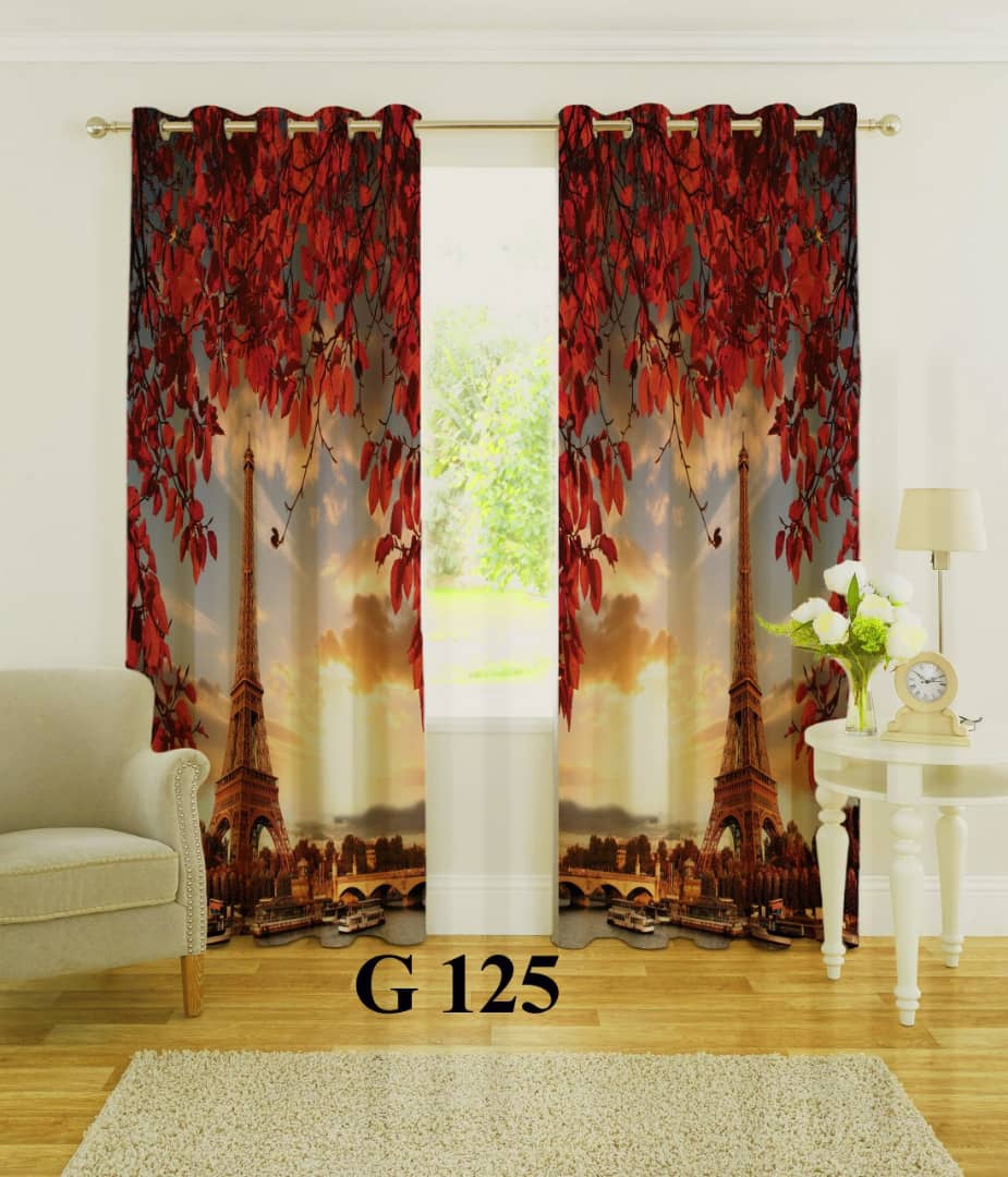 پرده چاپی طرح برج ایفل G125