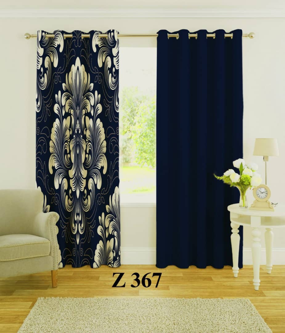 پرده چاپی طرح ساده Z367