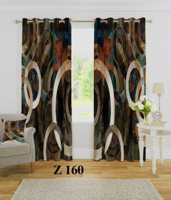 پرده چاپی طرح مدرن Z160