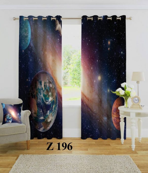پرده چاپی طرح کهکشان Z169