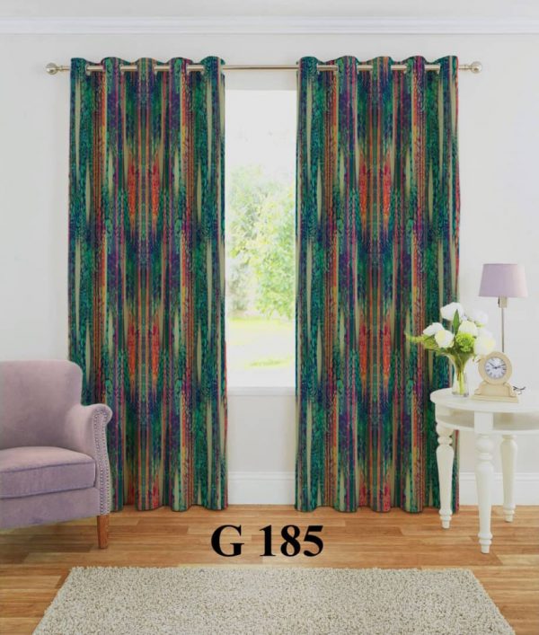 پرده چاپی طرح رنگی G185