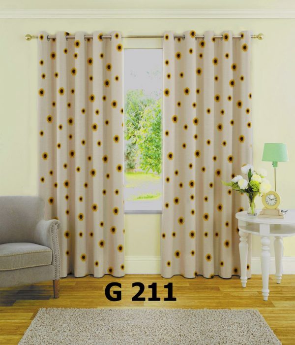 پرده چاپی طرح گل G211