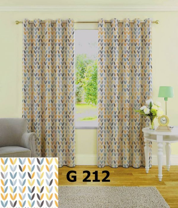 پرده چاپی طرح ساده G212