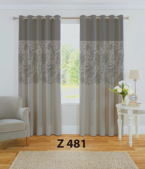 پرده چاپی طرح ساده Z481