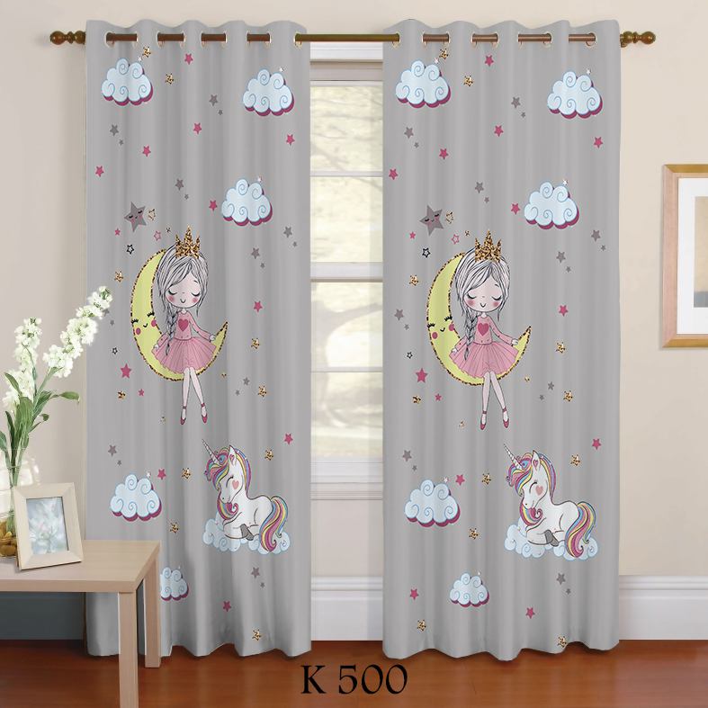 پرده چاپی طرح ملکه K500