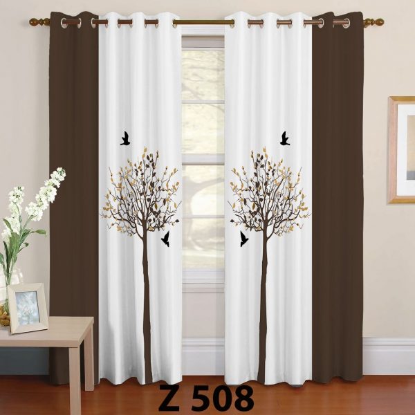 پرده چاپی طرح درخت Z508