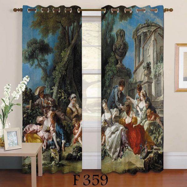 پرده چاپی طرح نقاشی F359