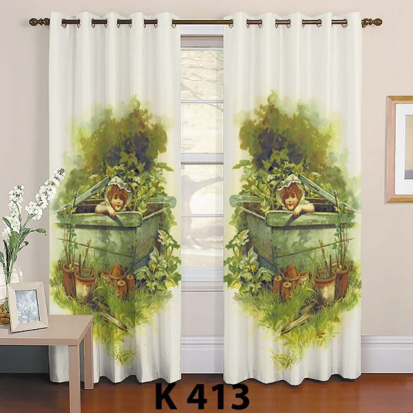 پرده چاپی طرح نقاشی K413