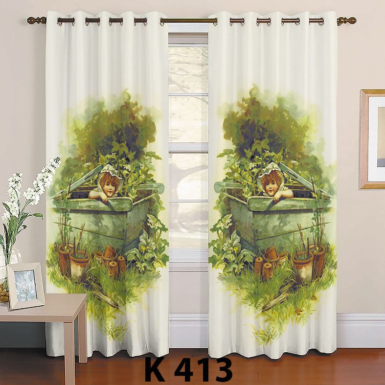 پرده چاپی طرح نقاشی K413
