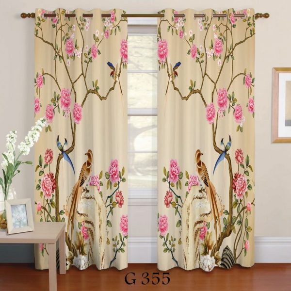 پرده چاپی طرح درخت G355
