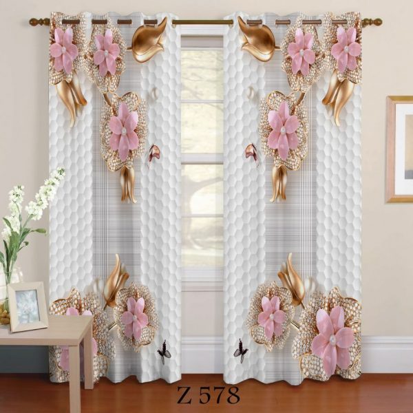 پرده چاپی طرح درخت Z578