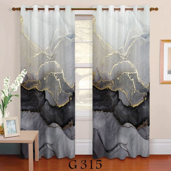 پرده چاپی طرح سنگ G315