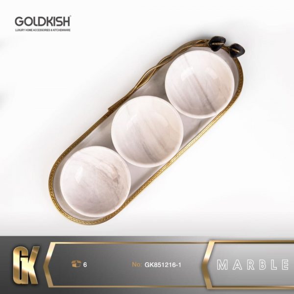 ظروف STONE اردوخوري لبه گرد سفيد GK851216-1