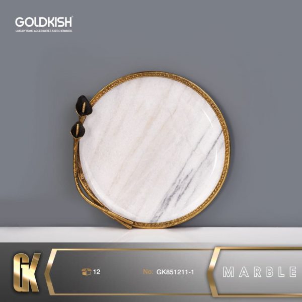 ظروف STONE ظرف سرو گرد كوچك سفيد GK851211-1