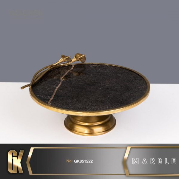 ظروف STONE شيريني خوري پايه دار مشكي GK851222