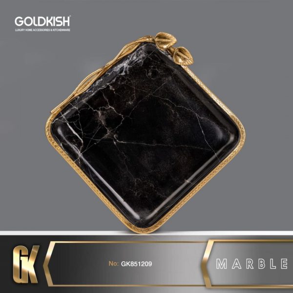 ظروف STONE ظرف سرو مربع مشكي GK851209