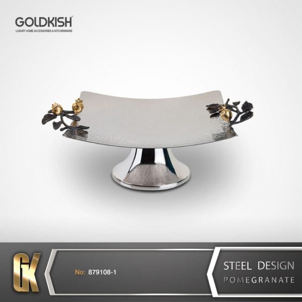 ظروف استيل شيرينی خوری مربع GK879108-1 Ruby