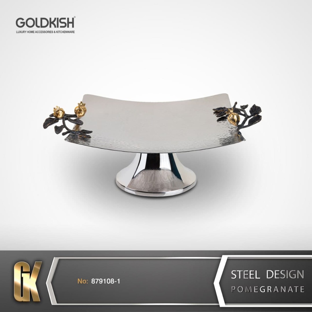 ظروف استيل شيرينی خوری مربع GK879108-1 Ruby