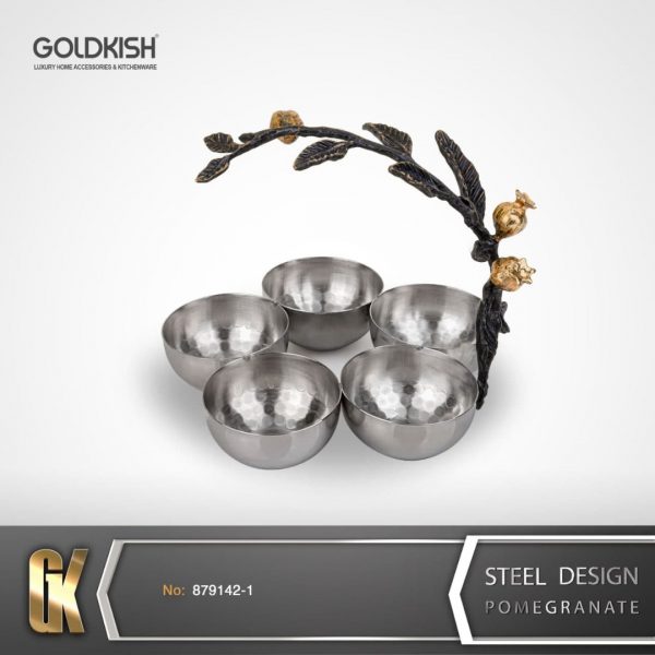 ظروف استيل اردو 5 تیکه GK879142-1 Ruby