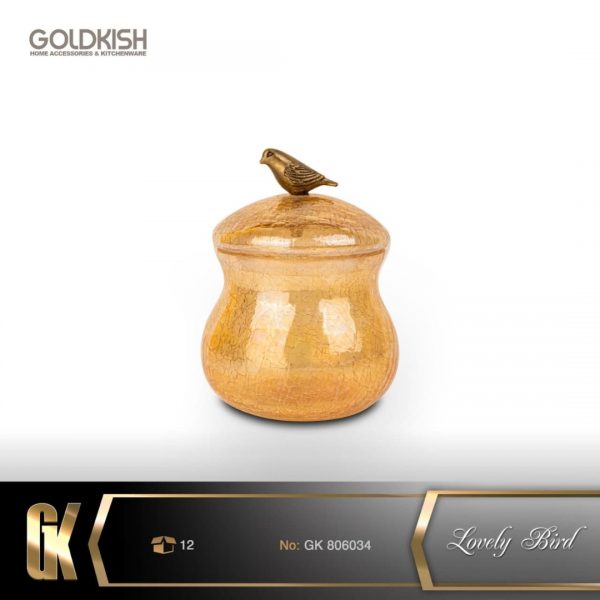ظروف دكوری Lovely Bird قندان مدل GK806034