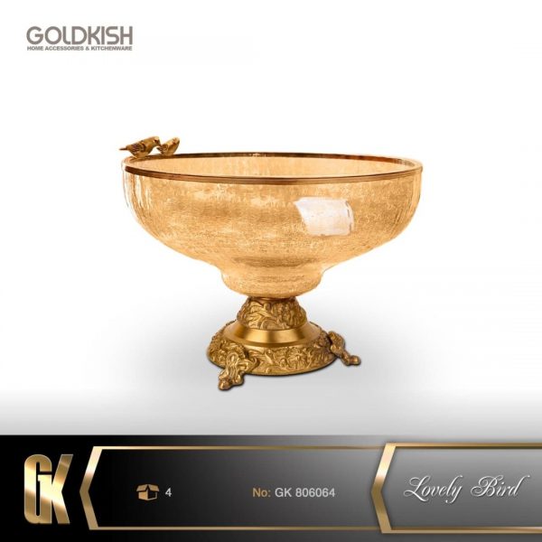 ظروف دكوری Lovely Bird شیرینی دو طبقه مدل GK806064