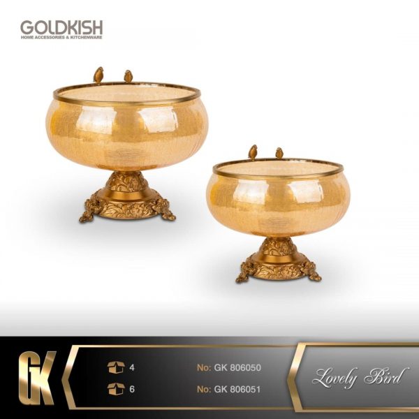 ظروف دكوری Lovely Bird آجیل خوری مدل GK806050/51