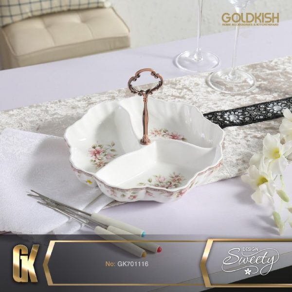 اردور خوری گرد 3 تکه طرح Sweety مدل GK701116