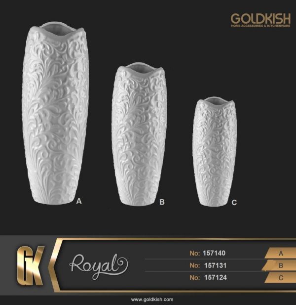 ست آشپزخانه گلدان طرح Royal مدل GK157140/31/24