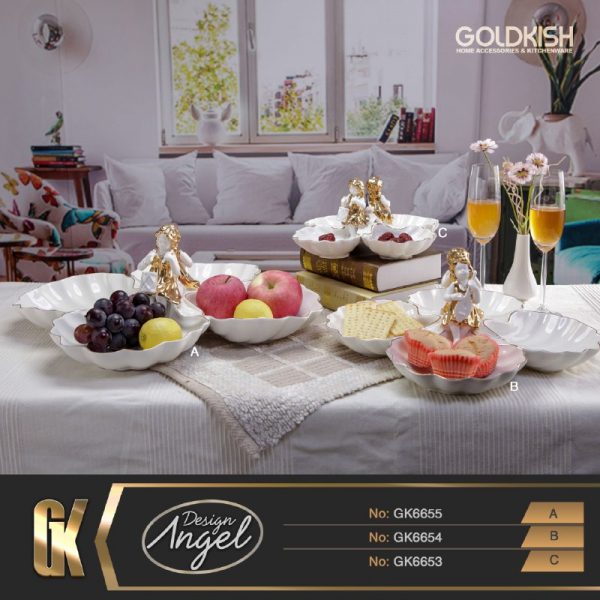 اردوخوری چهار‌تایی طرح Angel مدل GK6655/54/53