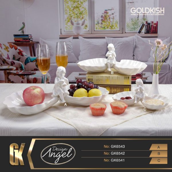 اردورخوری 2 تایی کوچک/متوسط/بزرگ طرح Angel مدل GK6541/42/43