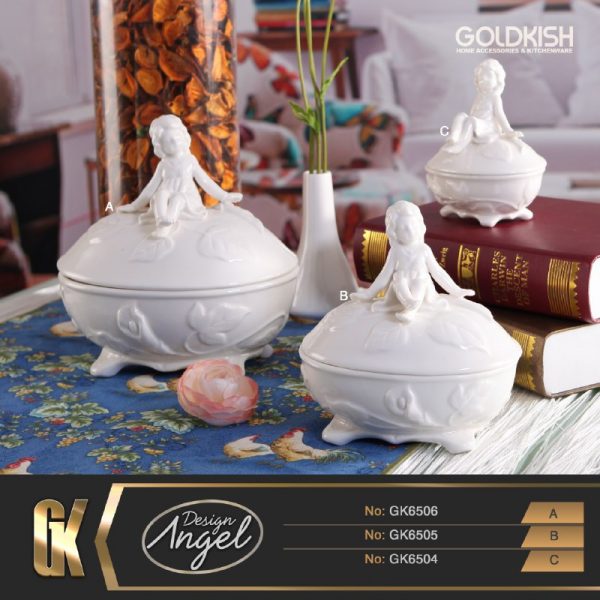 شکلات خوری دردار کوچک/متوسط/بزرگ طرح Angel مدل GK6504