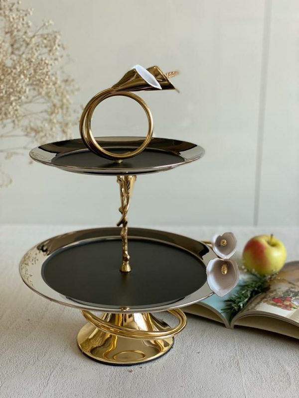 شیرینی دو طبقه گل شیپوری CL13