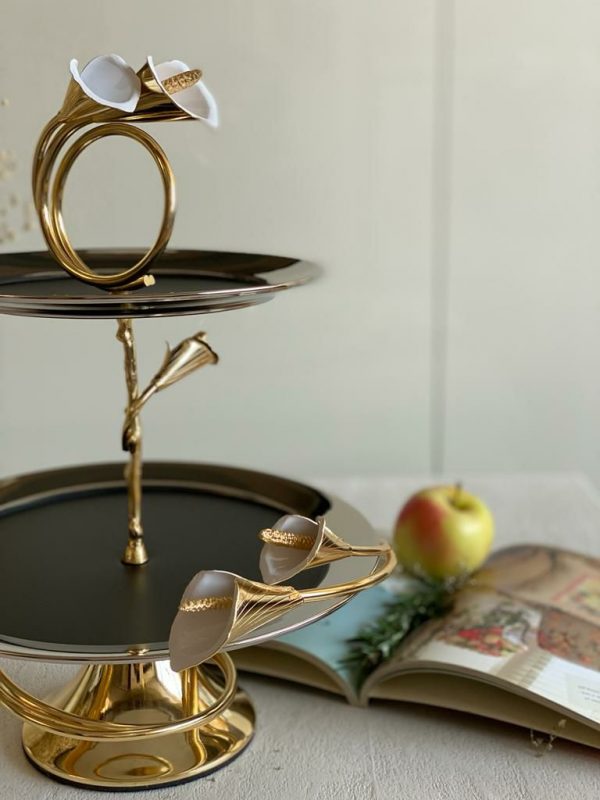 شیرینی دو طبقه گل شیپوری CL13