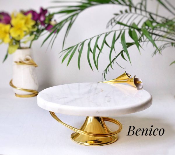 شیرینی خوری پایه دار سنگ CLS03